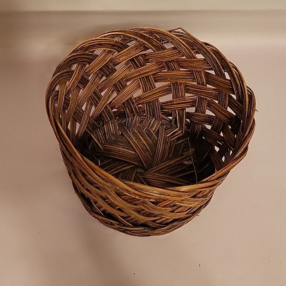 Brown Basket Planter
